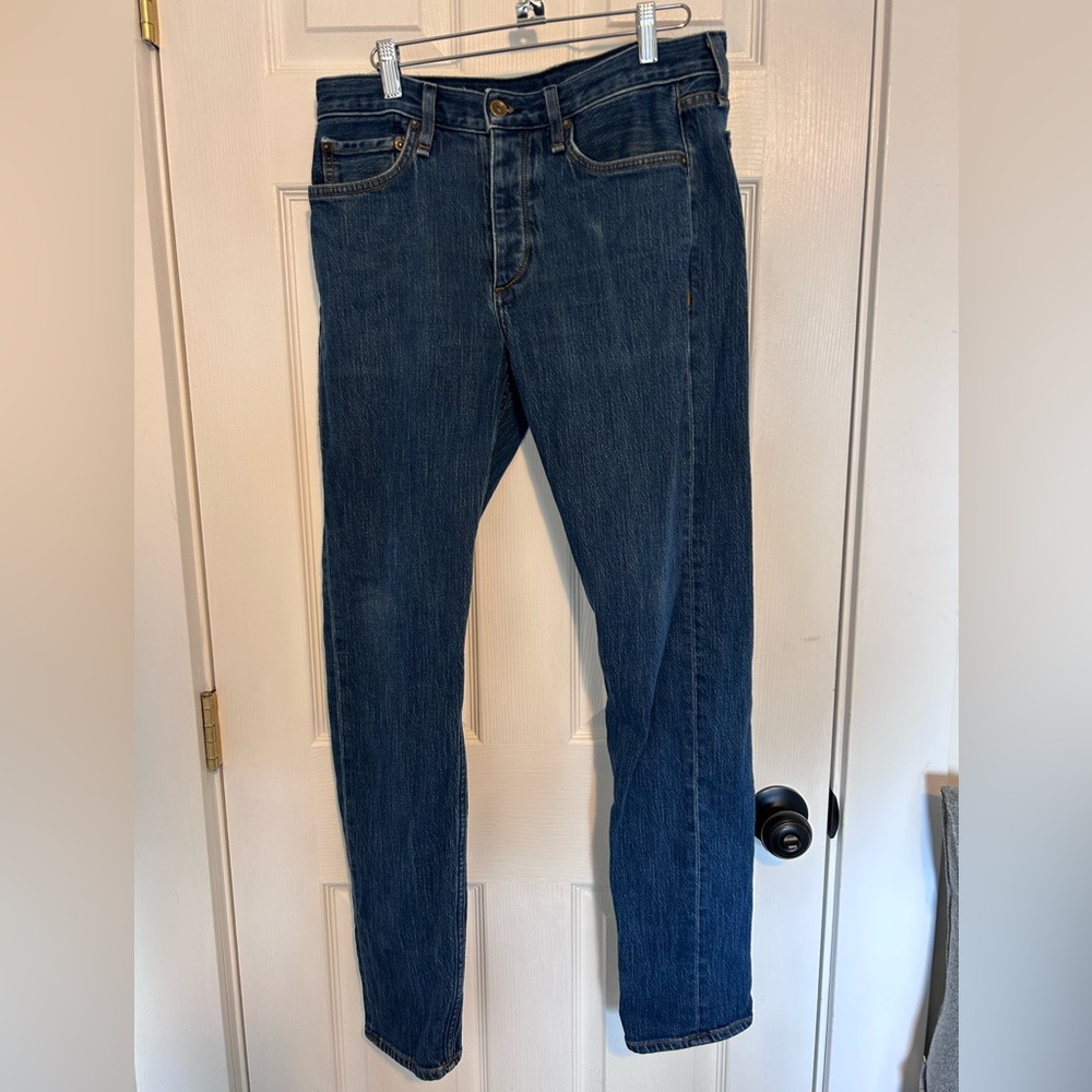 rag & bone Men's Slim Blue Jeans